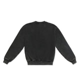 Cotton Collective Vintage Black 15oz Heavy Crew Back View