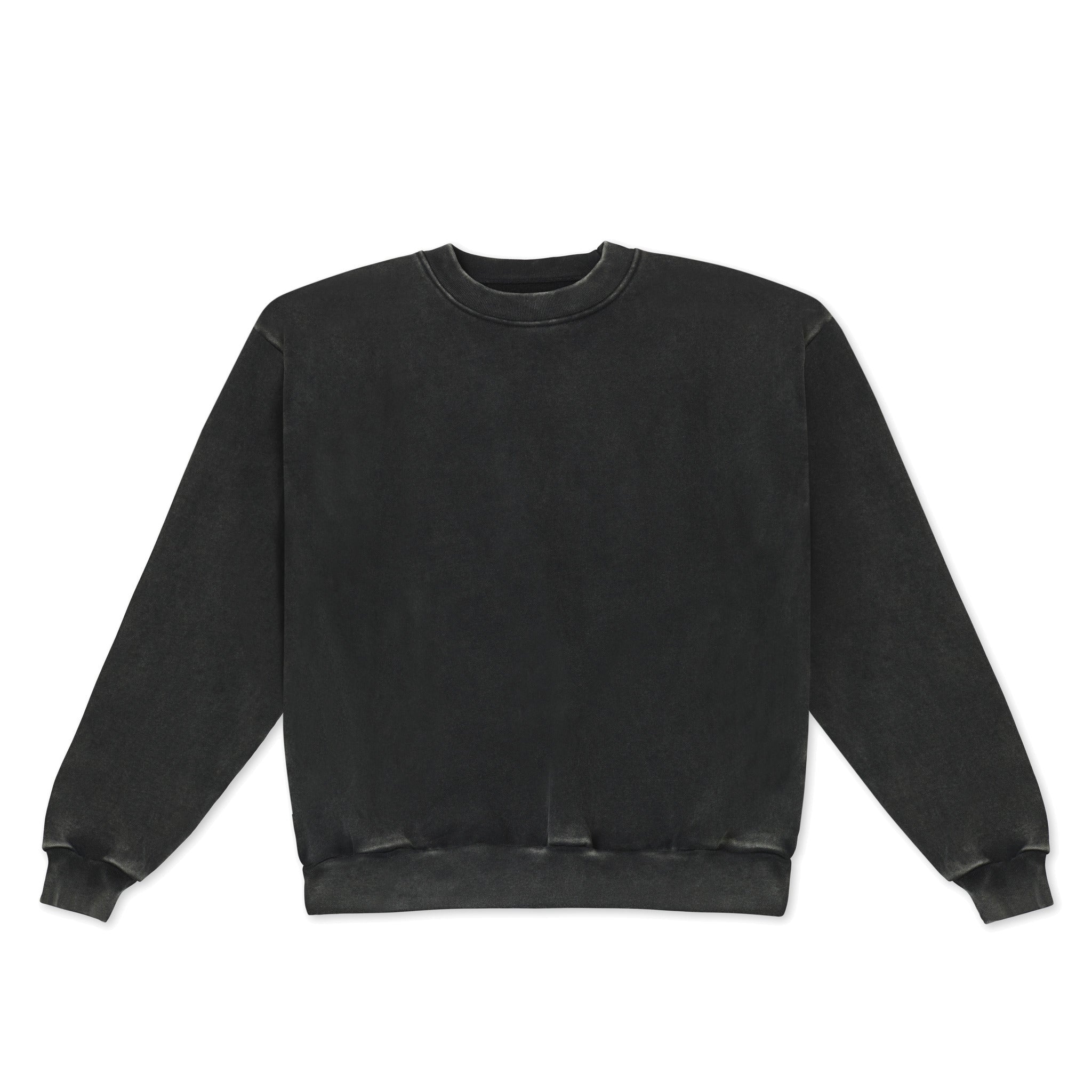 Cotton Collective Vintage Black 15oz Heavy Crew