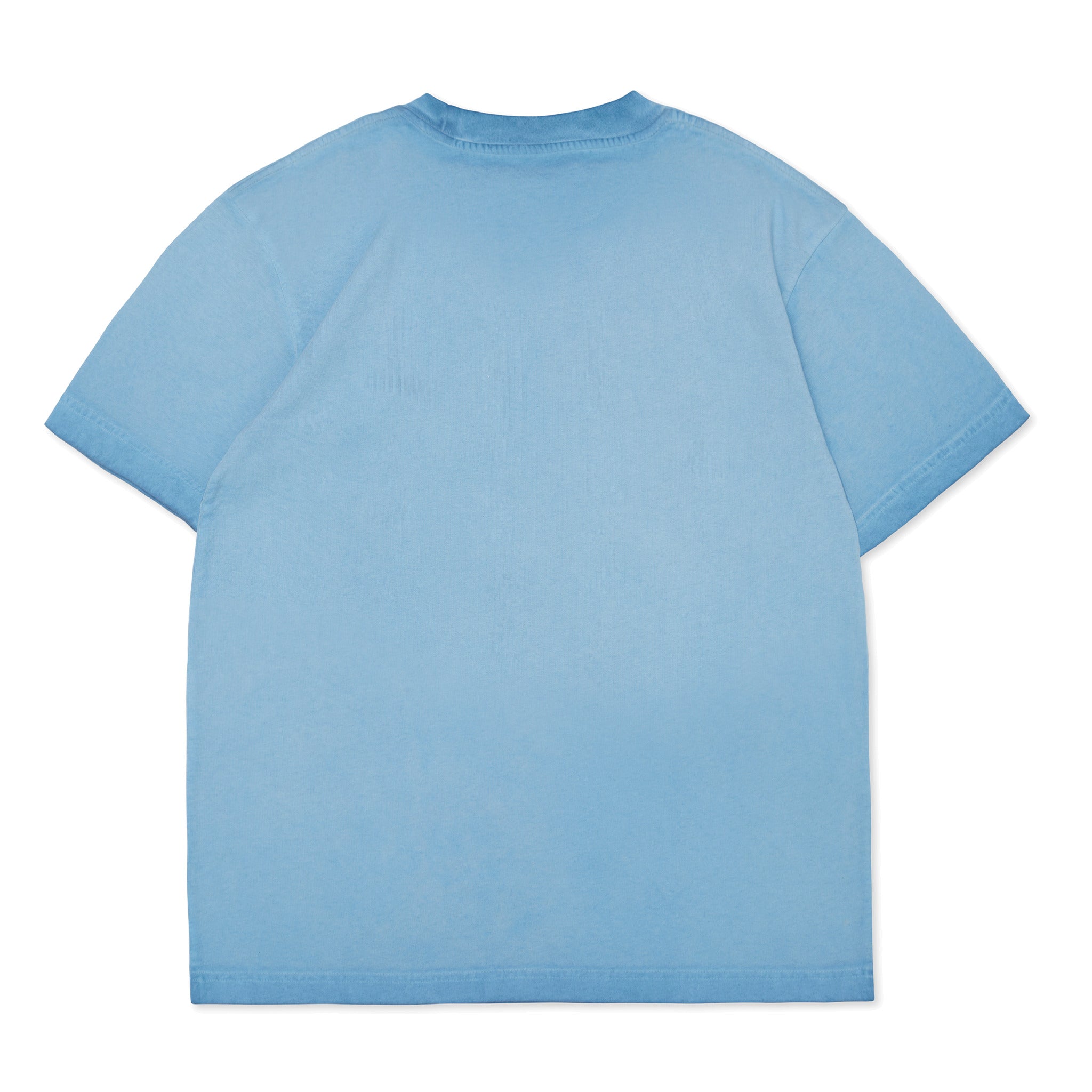 Cotton Collective Blue Haze Oil Wash 7.5 oz Oversized Kids S/S Tee Back View