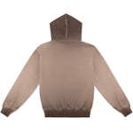 Cotton Collective Chocolate Oil Wash 14oz Oversized Special Hoodie Back View