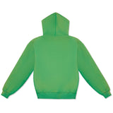 Cotton Collective Verde Green 14oz Oversized Special Hoodie Back View