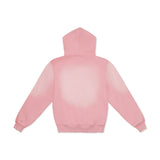 Cotton Collective Paint Vintage Rosa 14oz Oversized Special Hoodie Back View
