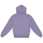 Cotton Collective Vintage Lilac Lavendar 14oz Oversized Special Hoodie Back View