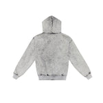 Cotton Collective Cement 14oz Special Zip Hoodie Back View