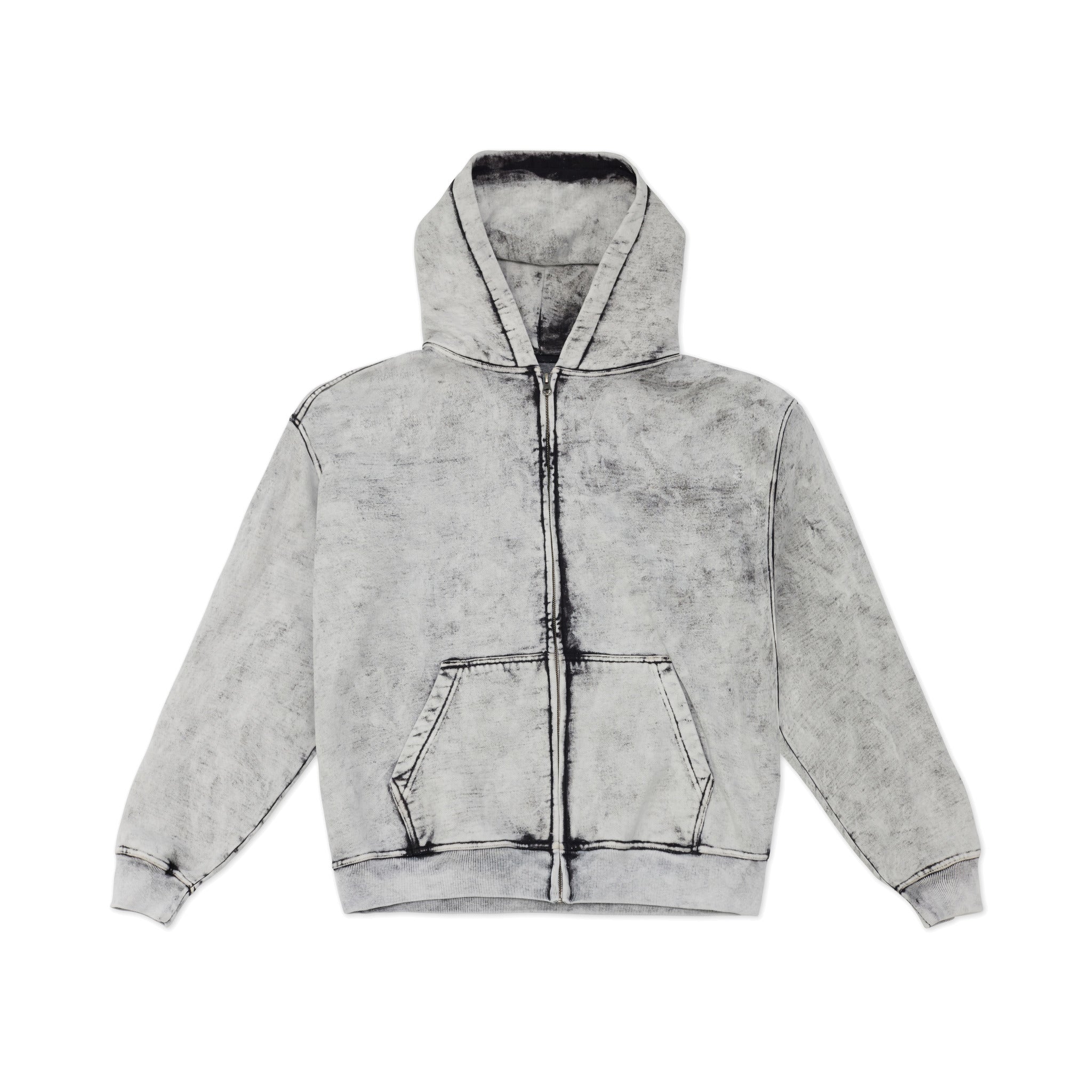 Cotton Collective Cement 14oz Special Zip Hoodie