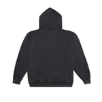 Cotton Collective Vintage Black 14oz Special Zip Hoodie Back View