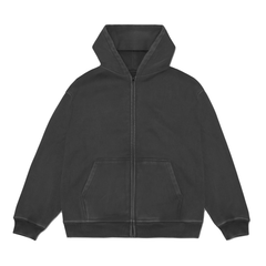 STANDARD ZIP HOODIE 11oz — Vintage Black